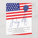 Search for fourth 4x5 invitations Stars and stripes