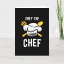 Search for funny chef cards Gourmet