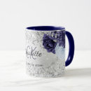 Search for blue silver mugs Script