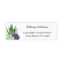 Search for botanical illustration return address labels Watercolor