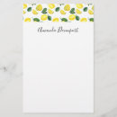 Search for lemon stationery paper Fresh
