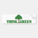 Search for think green bumper stickers Earth