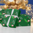 Search for santa claus golfing wrapping paper Golfer