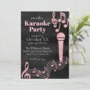 Search for karaoke night invitations Pink