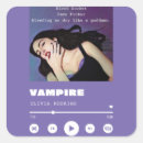 Search for vampire square stickers Purple