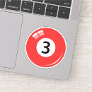 Search for three ball stickers Billiard