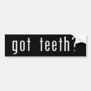 Search for teeth bumper stickers Dentist