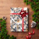 Search for wolves wrapping paper Winter