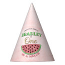 Search for watermelon paper party hats 1st birthday