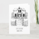 Search for cat drawing cards Black and white