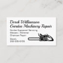 Search for chainsaw business cards Garden machinery