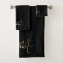 Search for monogram bath towels Initial