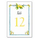 Search for italian table cards Lemons