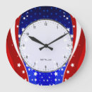 Search for american flag patriotic clocks Stripes