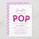 Search for script font baby shower invitations Pink