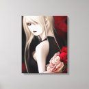 Search for red rose canvas prints Fantasy
