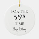 Search for 55th birthday decor 55 years old