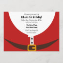 Search for santa claus birthday invitations Party