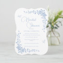 Search for bird bridal shower invitations Blue