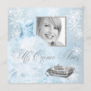 Search for snowflake quinceanera invitations Winter
