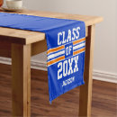 Search for graduation table runners Blue