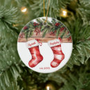 Search for first engaged christmas tree decorations Newly engaged couple