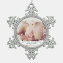 Search for silver baby first christmas tree decorations Baby's 1st christmas