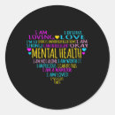 Search for support as awareness stickers Psychology