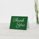 Search for emerald green white thank you cards Minimalist