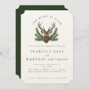 Search for the hunt is over invitations Antlers