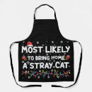 Search for christmas cat aprons Xmas