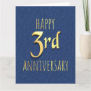 Search for happy 3rd anniversary cards Modern