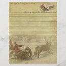 Search for santa letterhead stationery paper Vintage