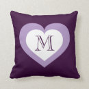 Search for purple hearts cushions Purple and white