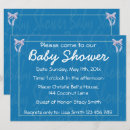 Search for baby arrival party invitations Blue