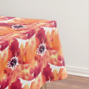 Search for orange floral tablecloths Greenery