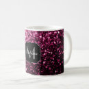 Search for shiny mugs Pink glitter