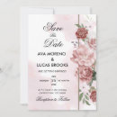 Search for stylish trendy romantic wedding invitations Vintage dusky fall garden