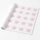 Search for princess wrapping paper Golden crown
