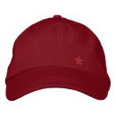 Search for red adjustable embroidered hats Fashion