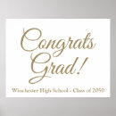 Search for white and gold posters Graduation