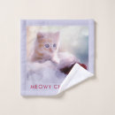 Search for kitten bath towels Meowy christmas