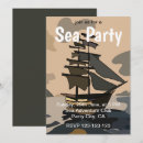 Search for pirate ship invitations Modern minimal trendy
