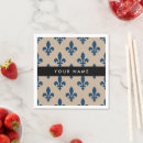 Search for fleur de lis napkins Royal
