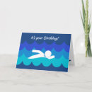 Search for swimmer birthday cards Sports