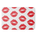 Search for lips bath mats Red lipstick