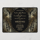 Search for art deco invitations Peacock