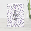 Search for confetti cards Purple