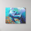 Search for bright animal canvas prints Sealife
