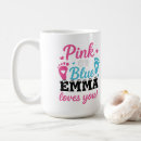 Search for gender reveal mugs Pink or blue